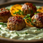 Spiced Lamb Meatballs with Minted Yogurt and Charred Lemon - Fresh Start 30: A Journey To Better Health